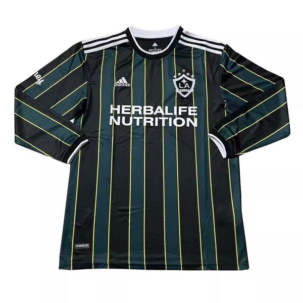 Camiseta Los Angeles Galaxy Segunda Equipación ML 2021-2022 Verde